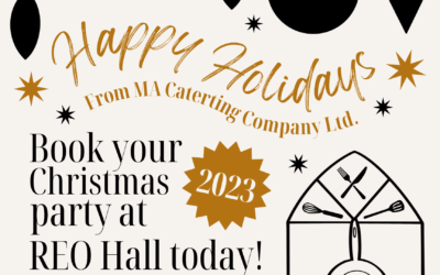 Book your Christmas Party at REO Hall today!